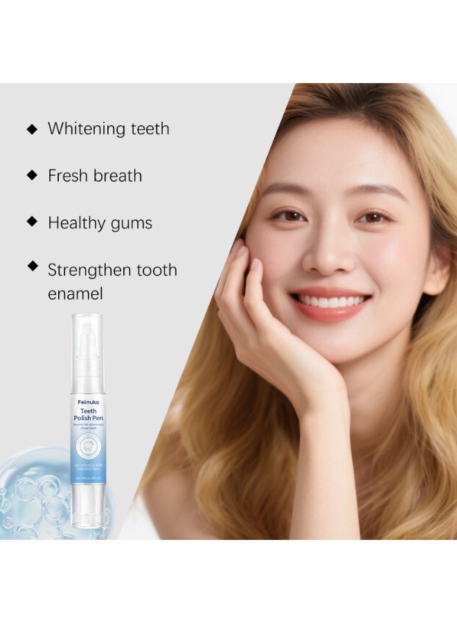 Feimuko 2-PACKS Teeth Polish Pen |  Improve the Appearance of Your Teeth,Get a Brighter More Confident Smile 3ml*2 - Image 3